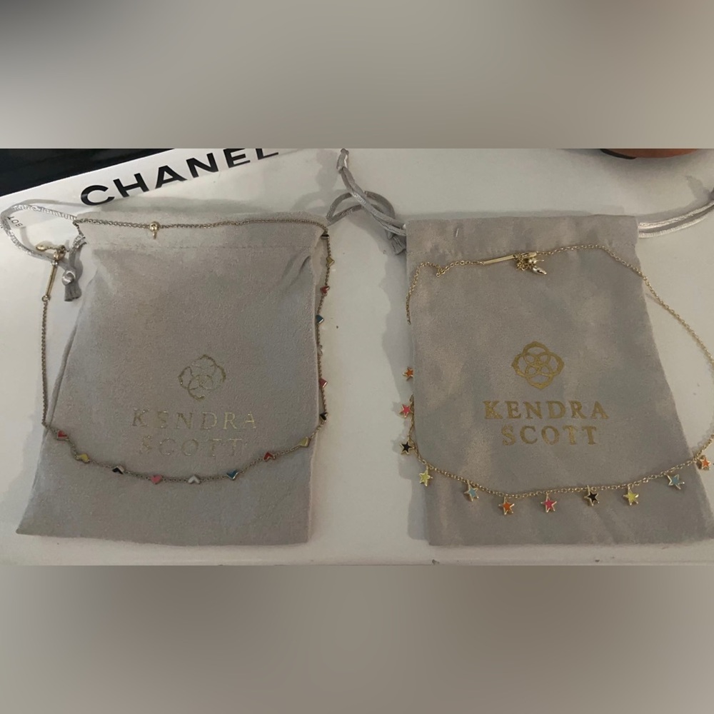 KENDRA SCOTT sloan stars and haven hearts necklace bundle